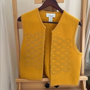 Cambridge Dry Goods 100% boiled wool vest vintage